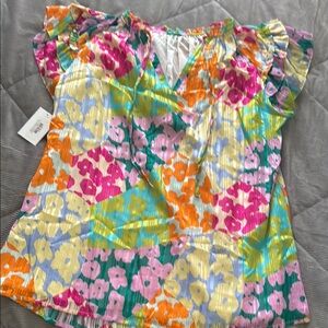 Floral Multicolor Women's Top